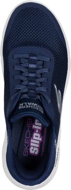 Skechers Textiel Sneakers Blue Dames