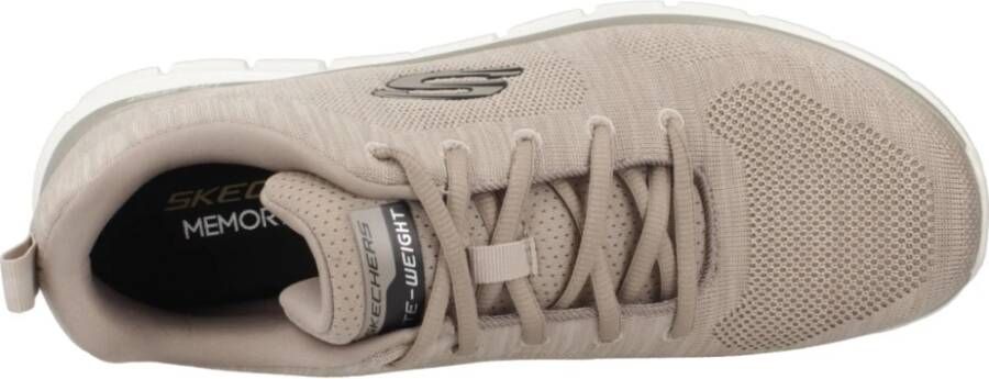 Skechers Track Front Runner Sneakers Beige Heren