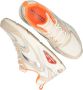 Skechers Tres Air Terti Airysneaker Sneaker Dames Wit Beige Oranje - Thumbnail 14