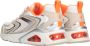 Skechers Tres Air Terti Airysneaker Sneaker Dames Wit Beige Oranje - Thumbnail 15