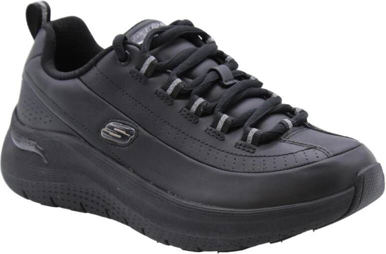 Skechers Turtle Sneaker Black Dames