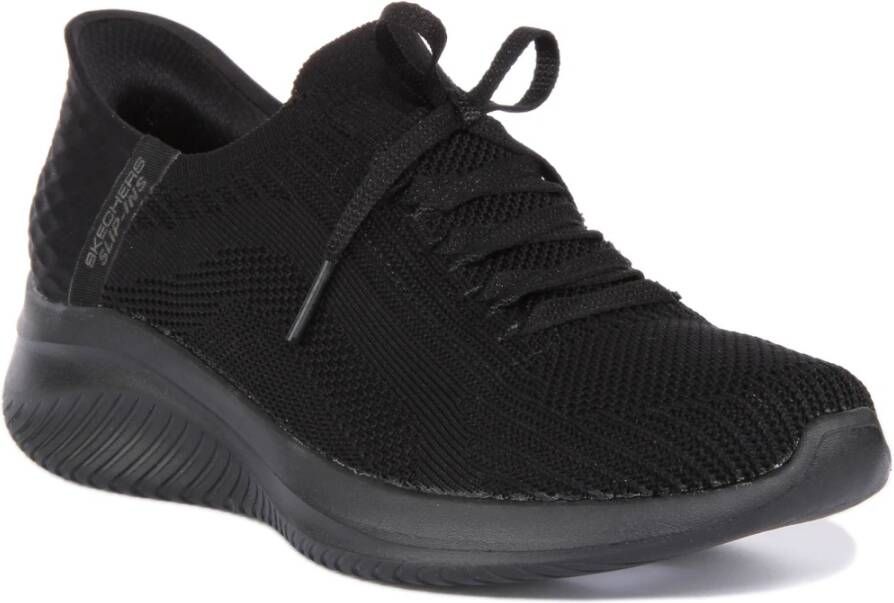 Skechers Ultra Flex 3.0 Smooth Step Trainers Black Dames