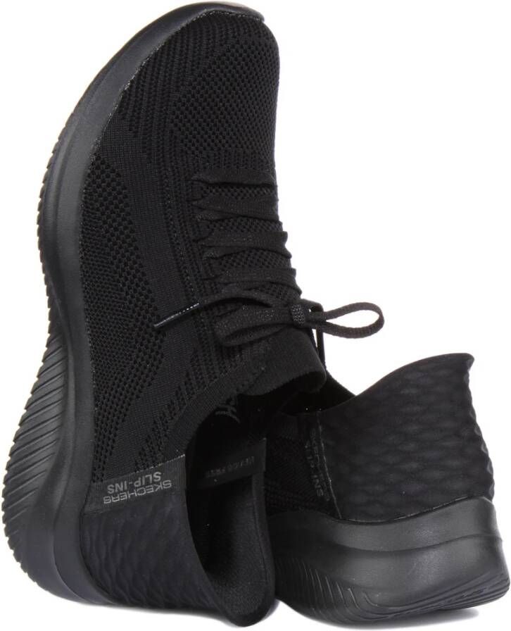 Skechers Ultra Flex 3.0 Smooth Step Trainers Black Dames