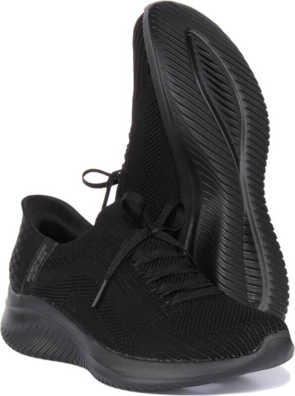 Skechers Ultra Flex 3.0 Smooth Step Trainers Black Dames