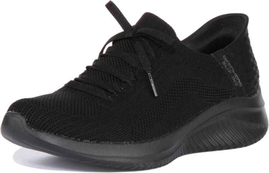 Skechers Ultra Flex 3.0 Smooth Step Trainers Black Dames