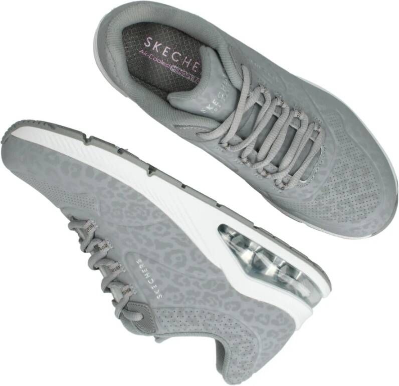 Skechers Panterprint Comfort Sneaker Grijs Heren