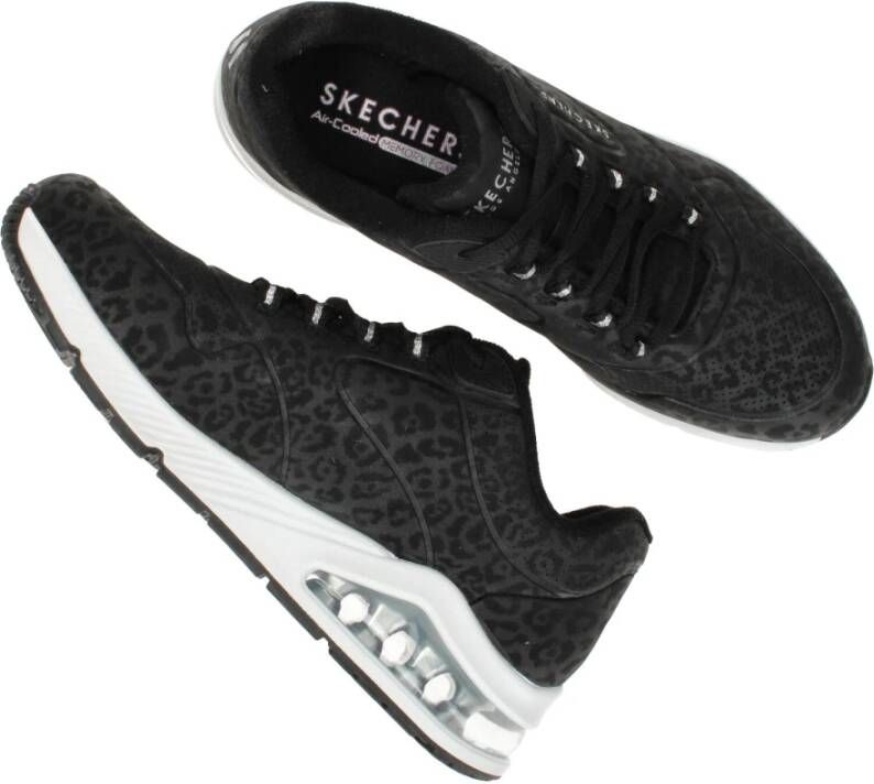 Skechers 2 In-Kat-Neato Sneaker met Air-cooled Memory Foam Zwart Heren