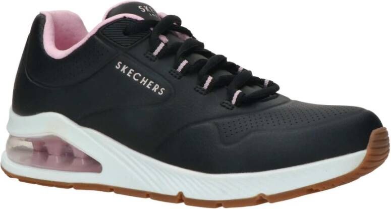 Skechers Uno 2nd Best Sneaker Zwart Roze Zwart Dames