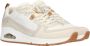 Skechers Beige Layover Sneaker met Cognac Accents Multicolor Dames - Thumbnail 4