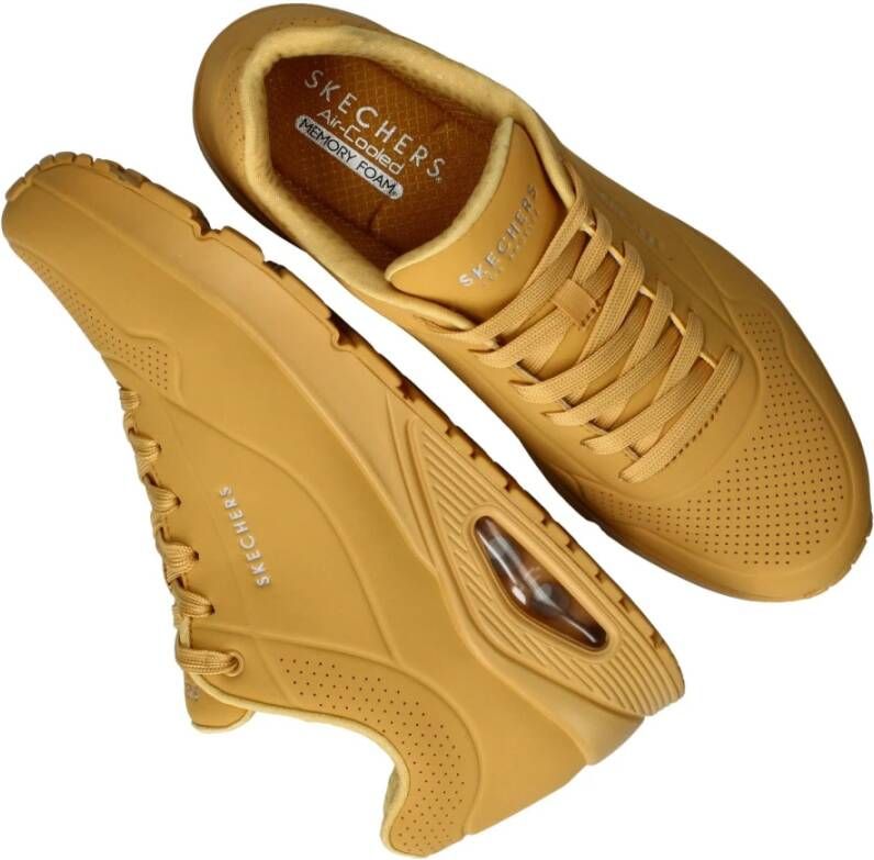 Skechers Uno Stand On Air sneaker Yellow Heren