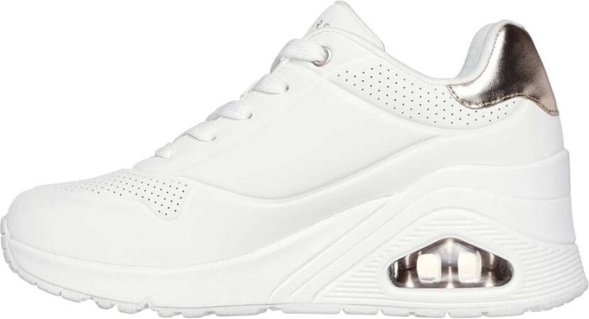 Skechers Uno Wedge-Hi Steps Sneakers White Dames