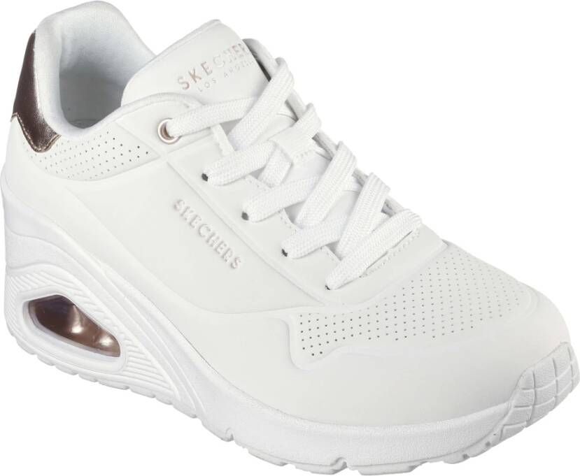 Skechers Uno Wedge-Hi Steps Sneakers White Dames