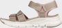 Skechers Fresh Bloom Flex Sandaal Beige Dames - Thumbnail 12