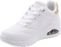 Skechers Mode Sleehak Sneaker met Luchtkussen White Dames - Thumbnail 6