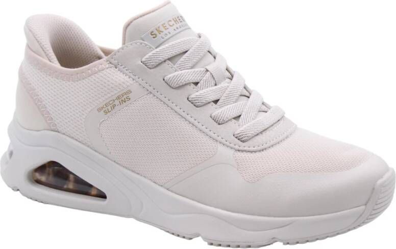 Skechers Wafel Sneaker Beige Dames