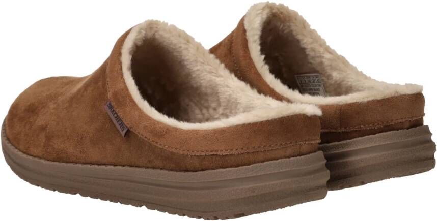 Skechers Warm Comfort Pantoffel Brown Heren