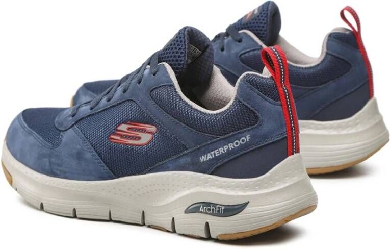 Skechers Waterdichte Arch Fit Sneaker Blue Heren