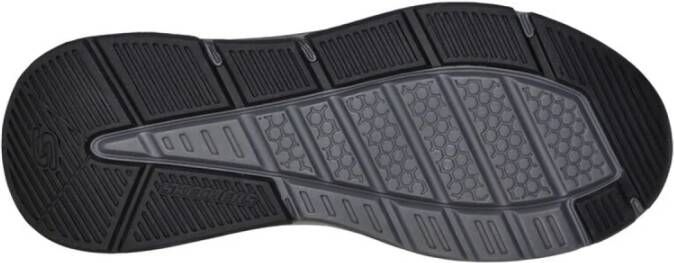 Skechers Waterdichte Leren Sneaker Black Heren