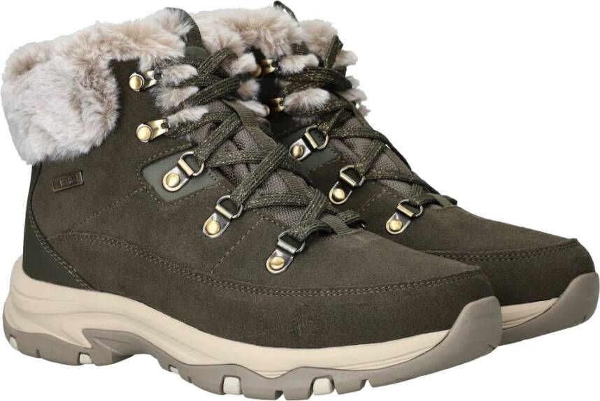 Skechers Waterdichte Wandelschoenen Groen Sneeuw Green Dames