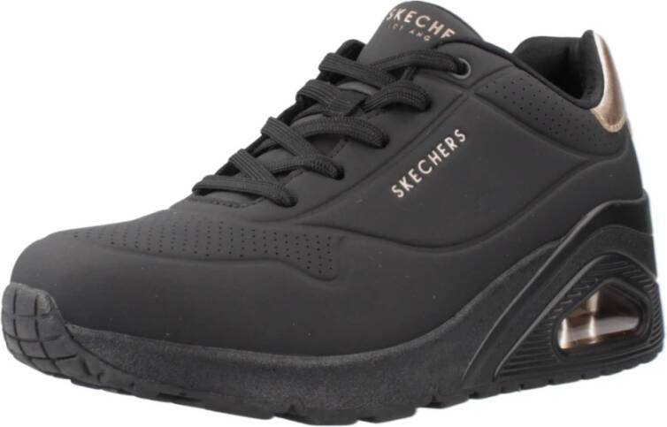 Skechers Wedge Sneakers voor Hoge Stappen Black Dames