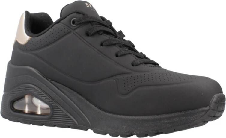 Skechers Wedge Sneakers voor Hoge Stappen Black Dames