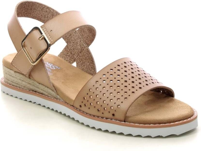 Skechers Woestijnkus Zonnige sandalen Beige Dames