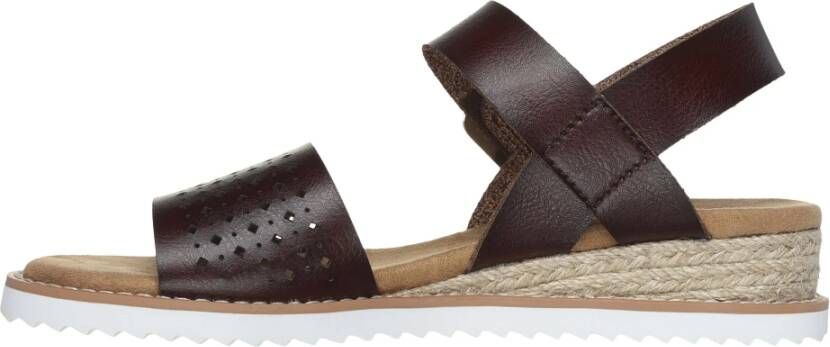 Skechers Woestijnkus Zonnige Sandalen Brown Dames