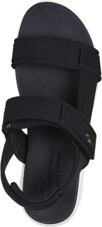 Skechers Zomer Stand2 Sandaal Black Dames