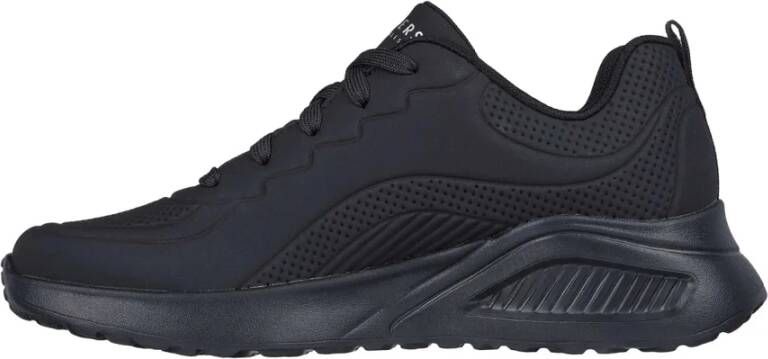 Skechers Zwarte Eco-Leren Sneaker voor Vrouwen Black Dames