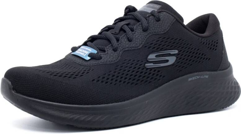 Skechers Zwarte Sportieve Mesh Sneakers Black Dames