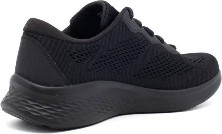 Skechers Zwarte Sportieve Mesh Sneakers Black Dames