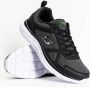 Skechers Zwart Wit Heren Track Schoenen Black Heren - Thumbnail 6