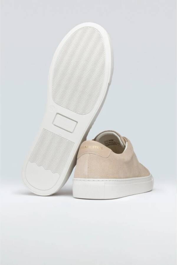 Sneaky Steve Elegant Suede Sneaker Beige Heren