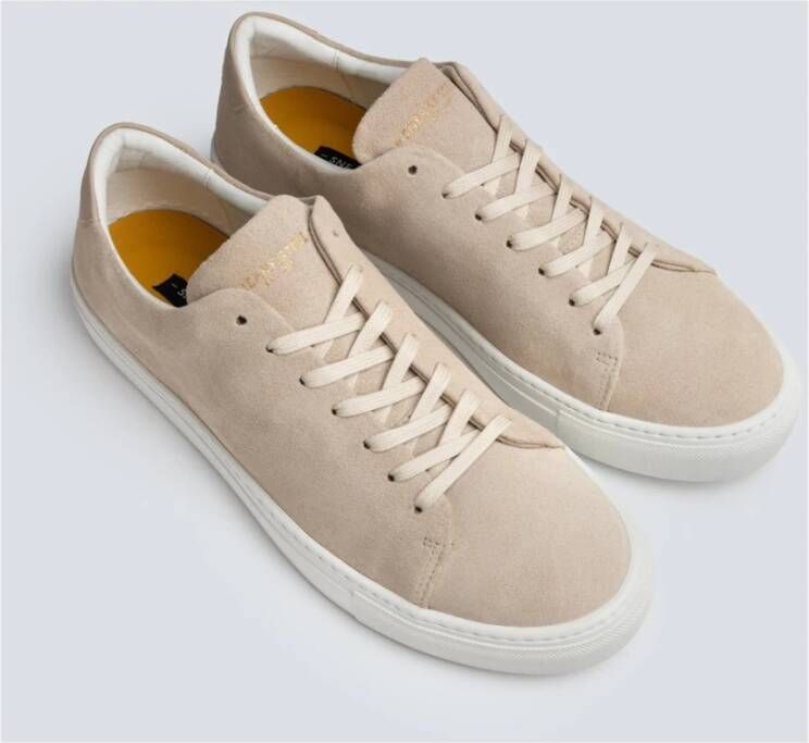 Sneaky Steve Elegant Suede Sneaker Beige Heren