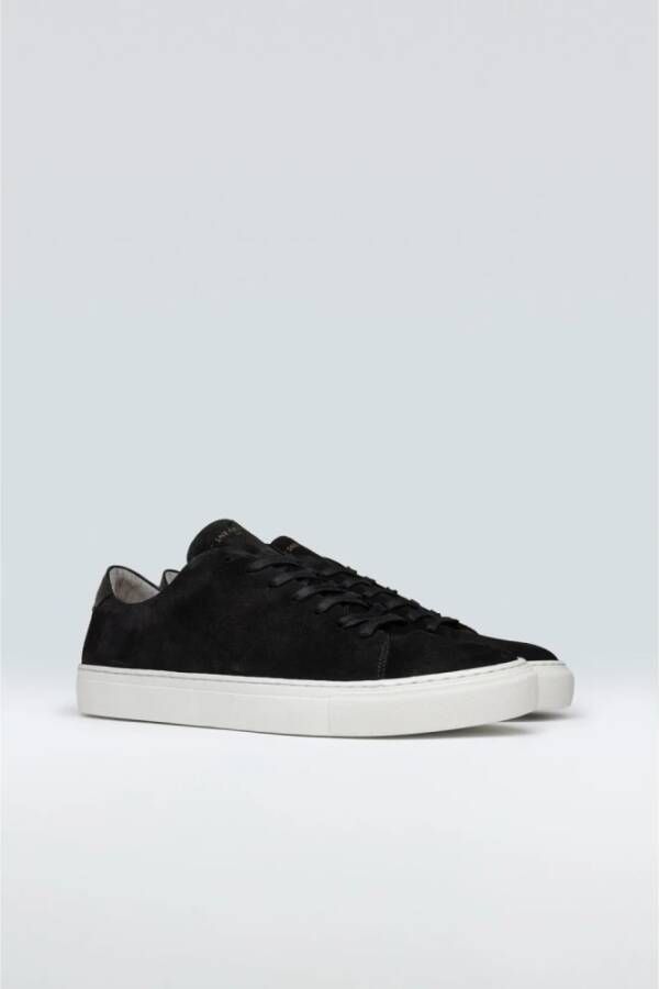 Sneaky Steve Elegant Suede Sneaker Black Heren