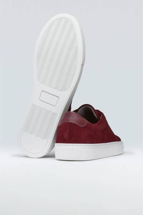 Sneaky Steve Elegant Suede Sneaker Red Heren