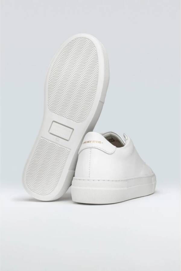 Sneaky Steve Elegante Leren Sneaker White Dames