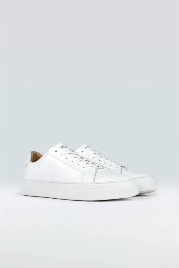 Sneaky Steve Klassieke Leren Sneaker White Heren