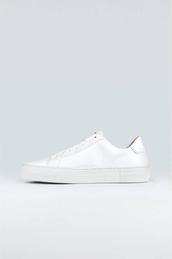 Sneaky Steve Klassieke Leren Sneaker White Heren