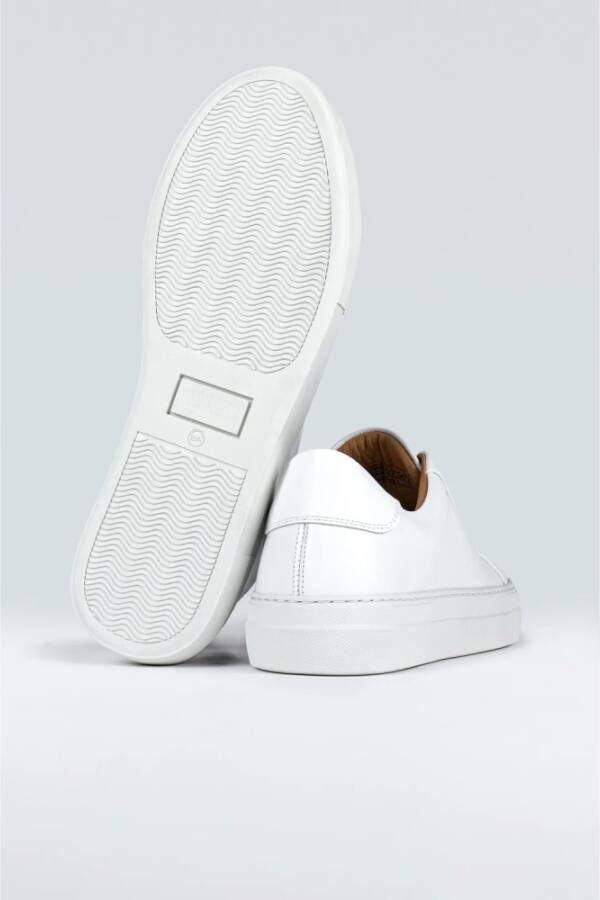 Sneaky Steve Klassieke Leren Sneaker White Heren