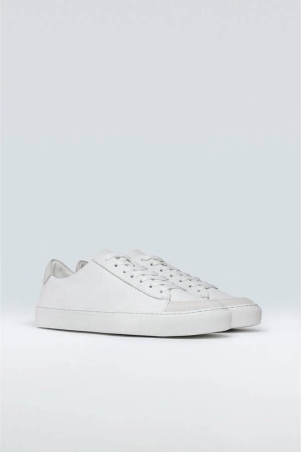 Sneaky Steve Retro Leren Sneaker White Unisex