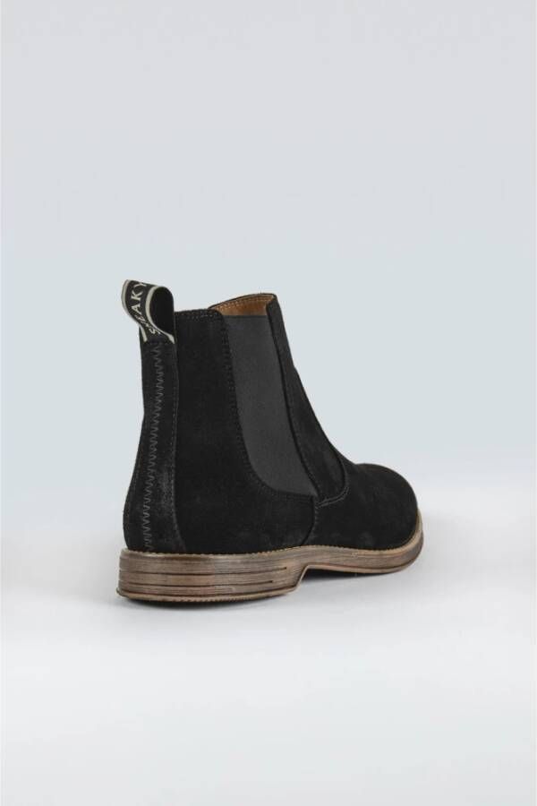 Sneaky Steve Suede Chelsea Boot Klassieke Silhouet Black Heren