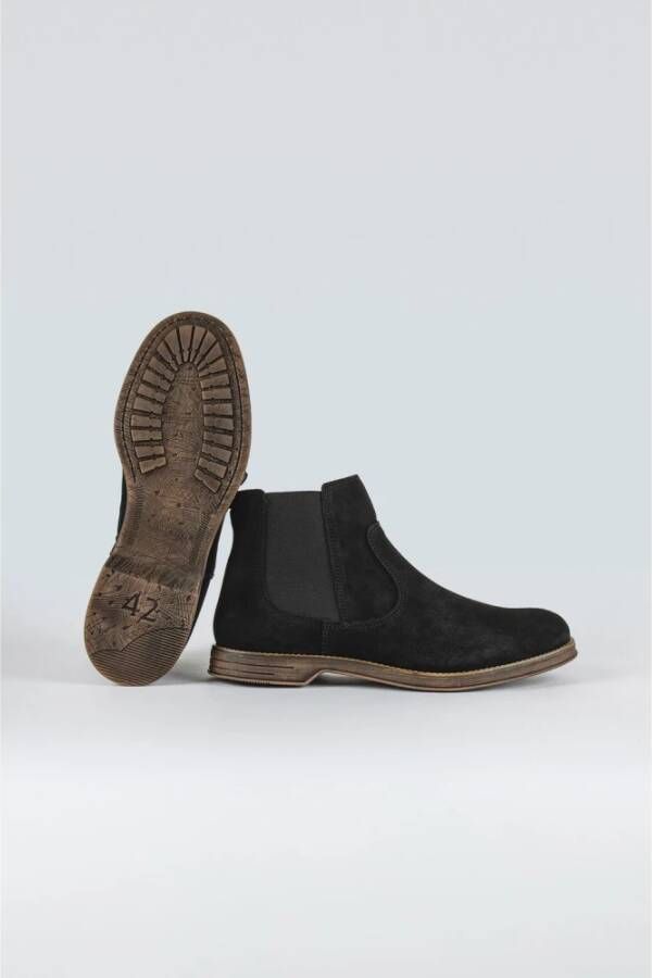 Sneaky Steve Suede Chelsea Boot Klassieke Silhouet Black Heren