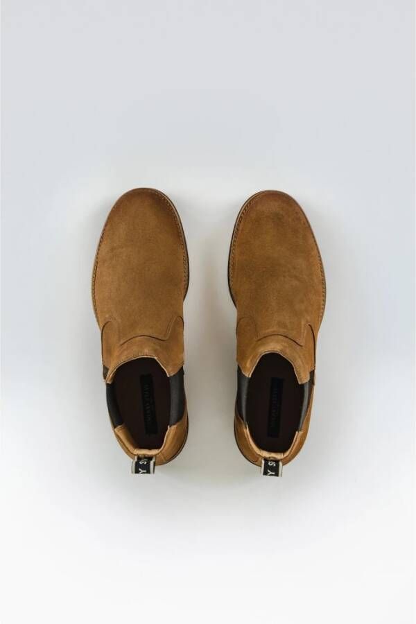 Sneaky Steve Suede Chelsea Boot Klassieke Silhouet Brown Heren