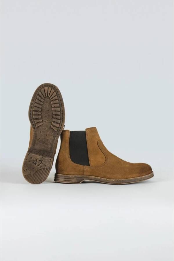 Sneaky Steve Suede Chelsea Boot Klassieke Silhouet Brown Heren