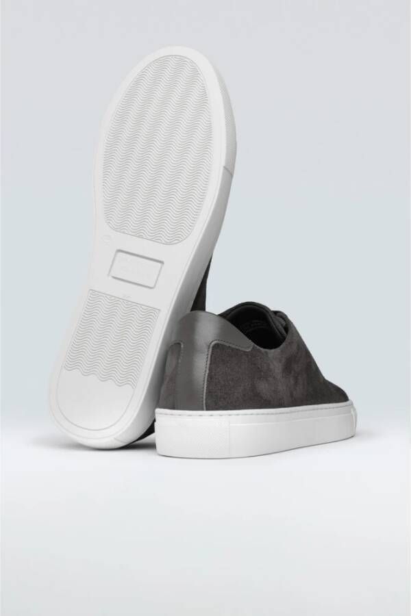 Sneaky Steve Suede Leren Herenschoenen Rubberen Zool Gray Heren