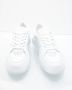 Sneaky Steve Casual Leren Sneaker met Geperforeerde Gaten White Unisex - Thumbnail 4