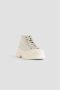 Sofie D'hoore Grijze Leren High-Top Sneakers White Dames - Thumbnail 3