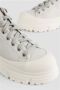 Sofie D'hoore Grijze Leren High-Top Sneakers White Dames - Thumbnail 4