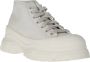 Sofie D'hoore Hoge Lace-up Sneakers met Rubberen Zool Beige Dames - Thumbnail 2